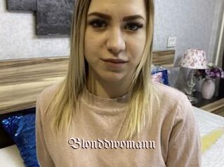 Blonddwomann