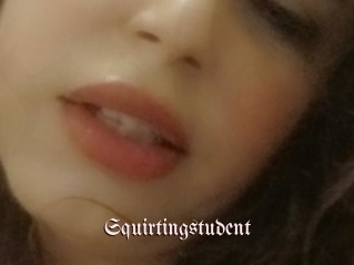 Squirtingstudent